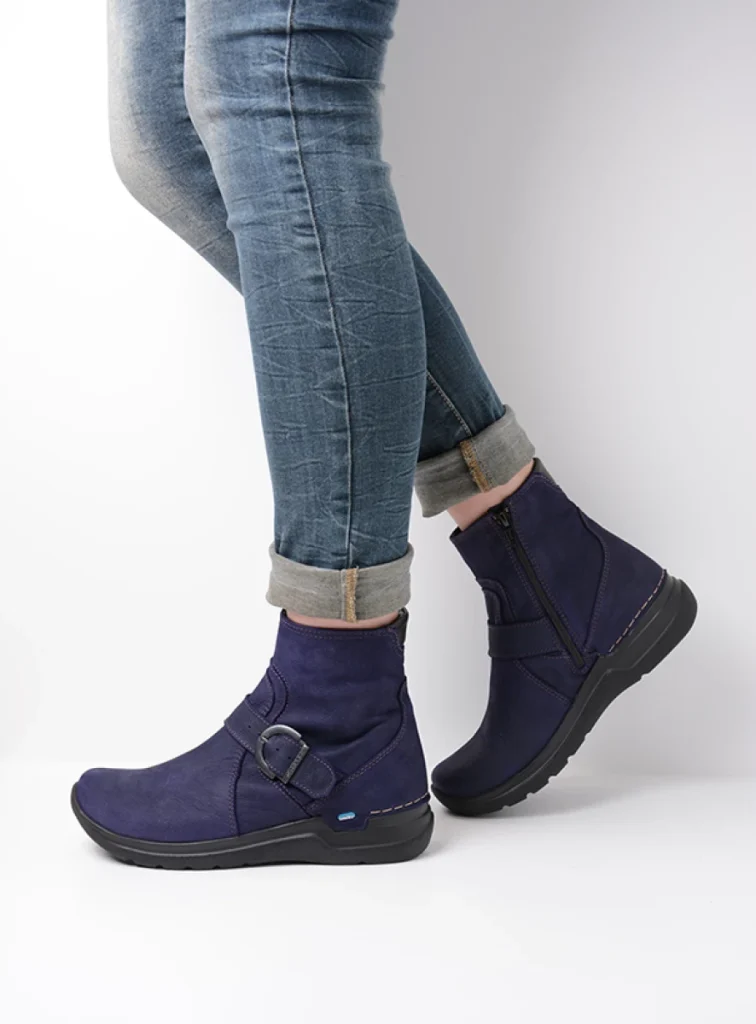 Wolky Ankle Boots 06611 Okay 11600 purple nubuck