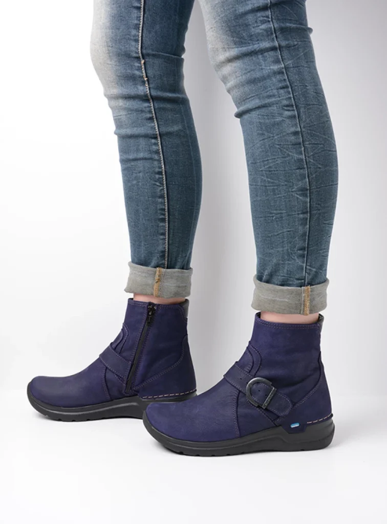 Wolky Ankle Boots 06611 Okay 11600 purple nubuck