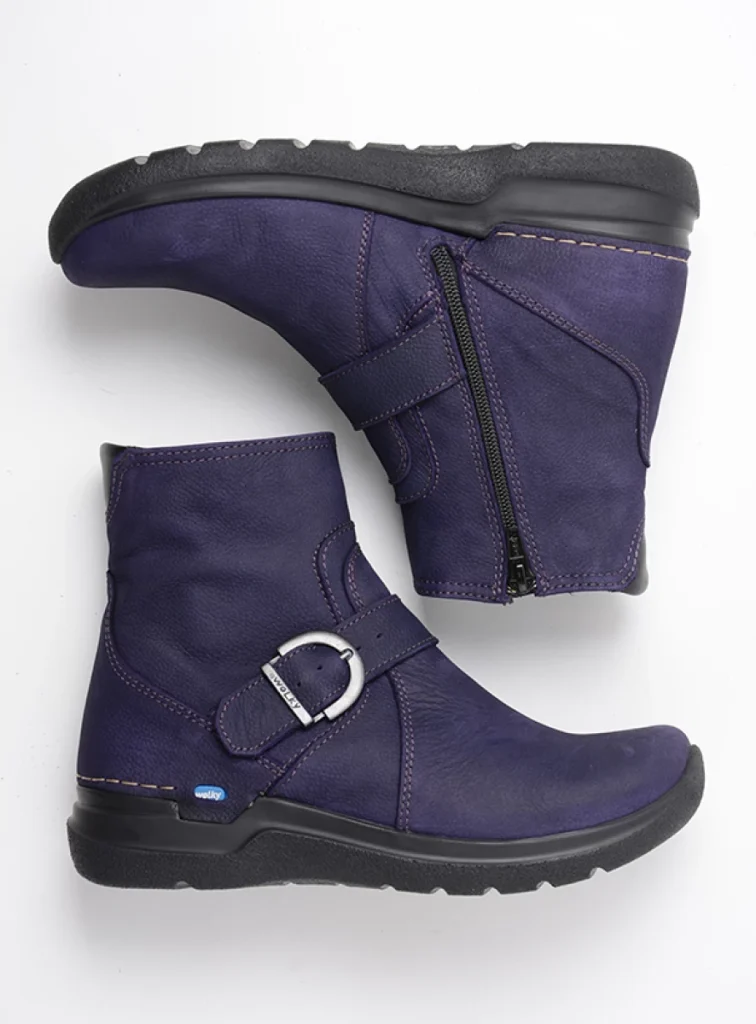 Wolky Ankle Boots 06611 Okay 11600 purple nubuck