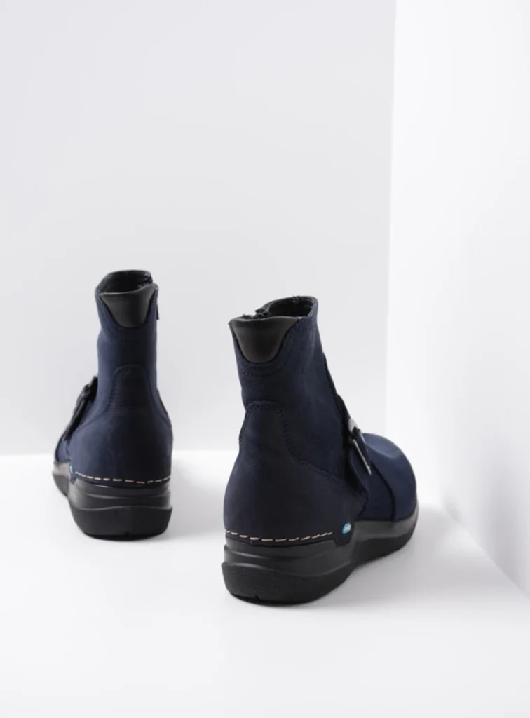 Wolky Ankle Boots 06611 Okay 11800 blue nubuck