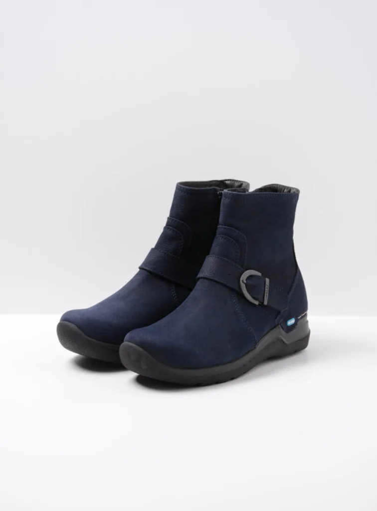 Wolky Ankle Boots 06611 Okay 11800 blue nubuck