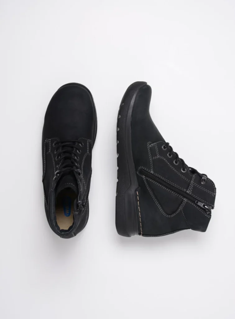 Wolky Lace up boots 06612 Whynot 16000 black nubuck