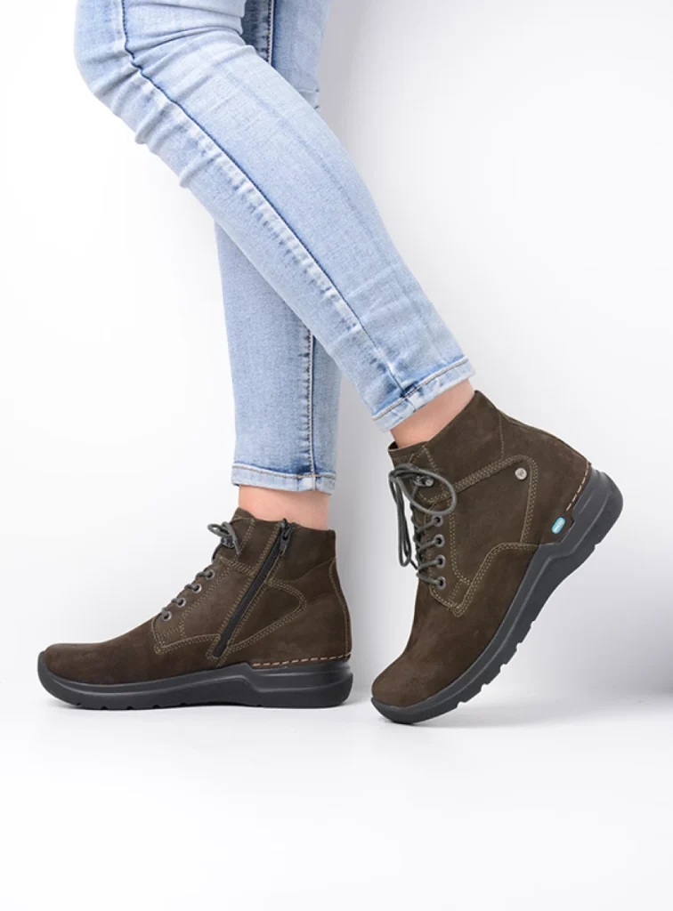 Wolky Lace up boots 06612 Whynot 16770 cactus nubuck