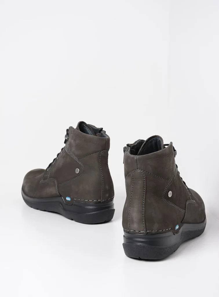 Wolky Lace up boots 06616 Whynot HV 10301 carbon nubuck