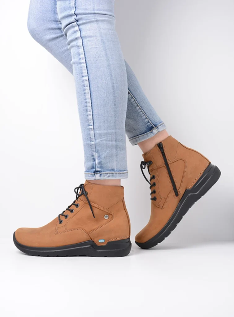 Wolky Lace up boots 06616 Whynot HV 16360 camel nubuck