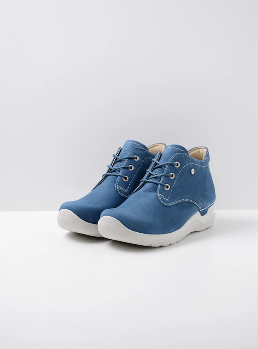 Wolky Lace up boots 06618 Truth HV 11803 atlantic blue nubuck