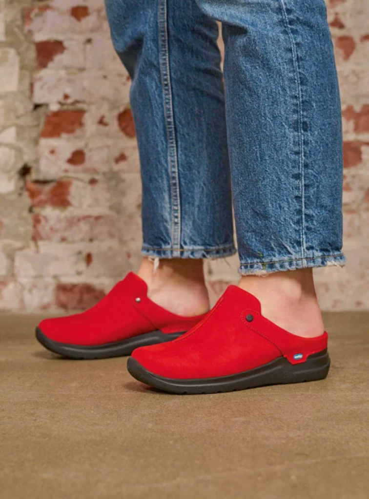 Wolky Clogs 06625 Holland DB 98505 dark red nubuck