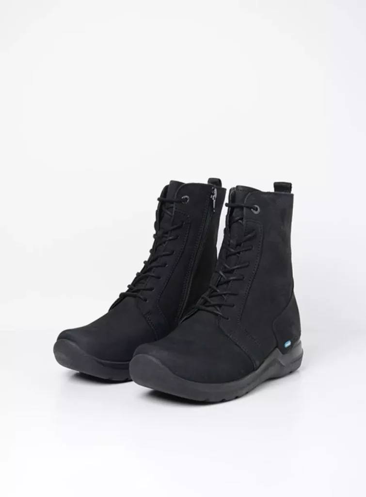 Wolky Lace up boots 06631 Viper 10000 black nubuck