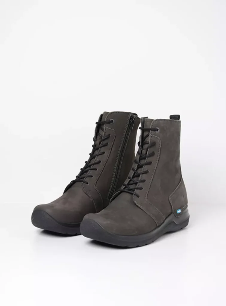 Wolky Lace up boots 06631 Viper 10301 carbon nubuck