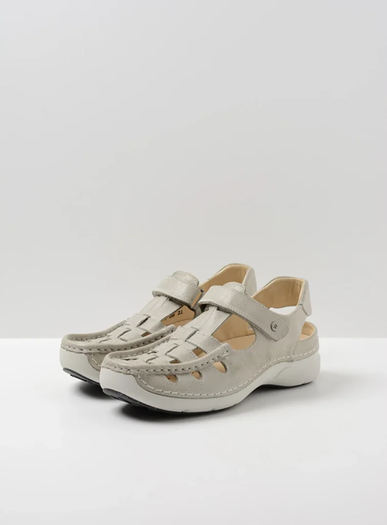 Wolky Comfort shoes 07204 Rolling Sun 35120 offwhite leather