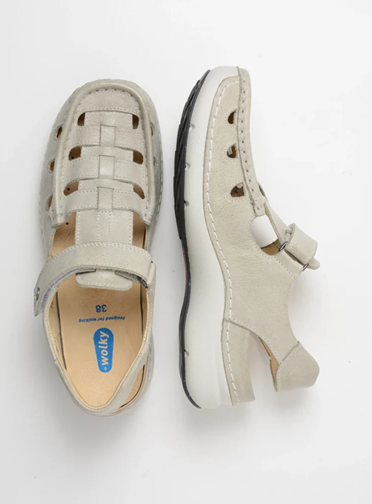 Wolky Comfort shoes 07204 Rolling Sun 35120 offwhite leather