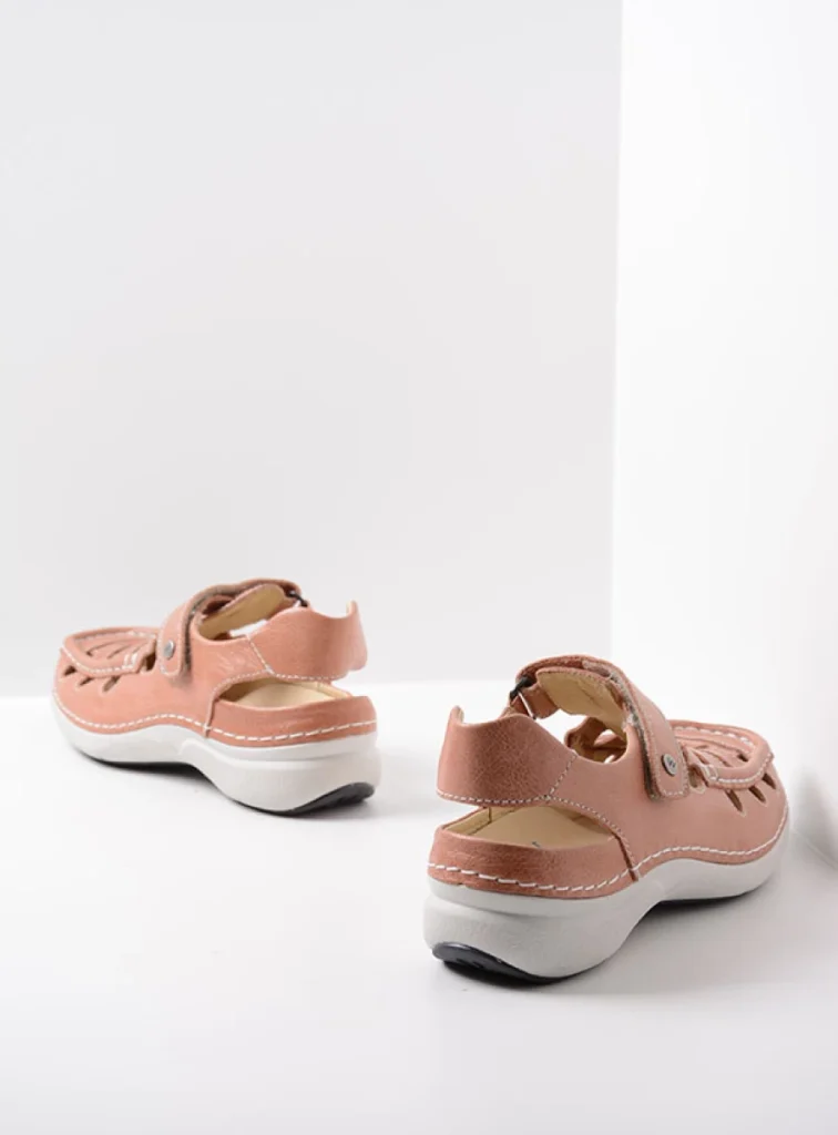 Wolky Comfort shoes 07204 Rolling Sun 35435 soft pink leather