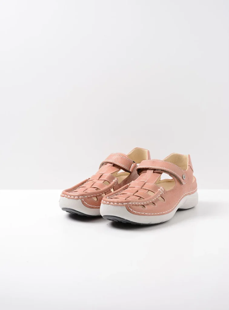 Wolky Comfort shoes 07204 Rolling Sun 35435 soft pink leather