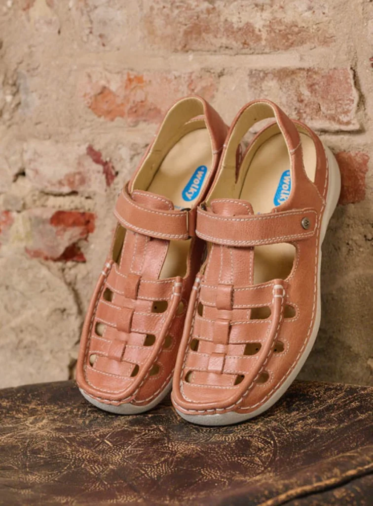 Wolky Comfort shoes 07204 Rolling Sun 35435 soft pink leather