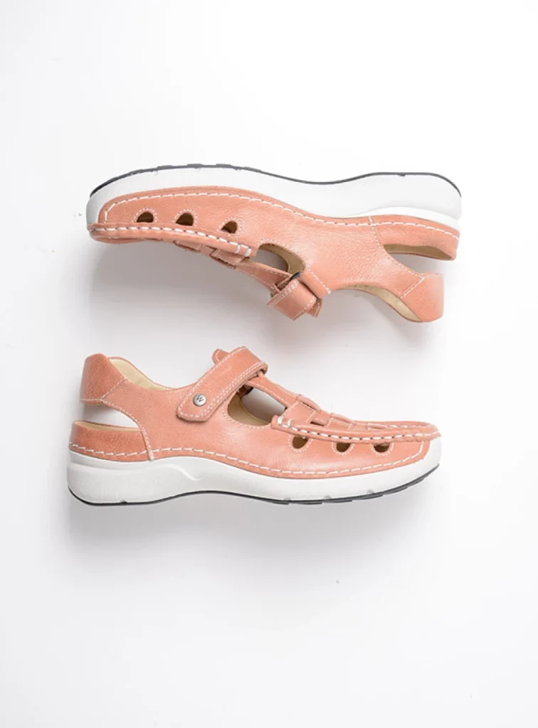 Wolky Comfort shoes 07204 Rolling Sun 35435 soft pink leather