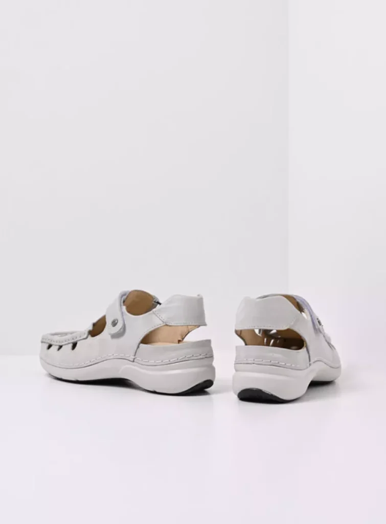 Wolky Comfort shoes 07204 Rolling Sun 36120 off-white effect leather