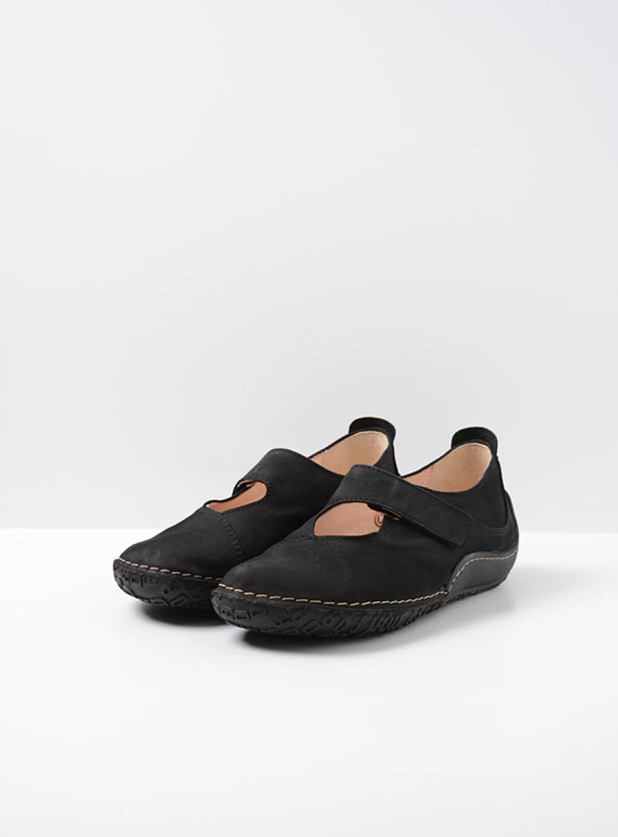 Wolky Mary Janes 08315 Fresh 11000 black nubuck