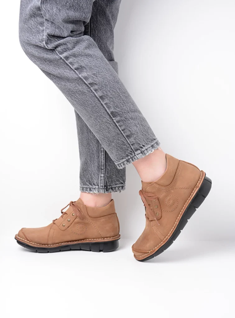 Wolky Comfort shoes 08384 Gallo 12430 cognac nubuck