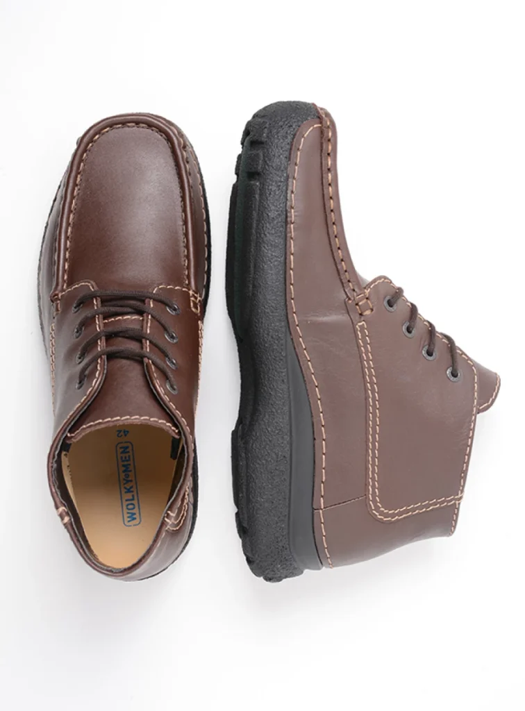 Wolky Comfortable shoes 09203 Roll Moc Men 50300 brown leather