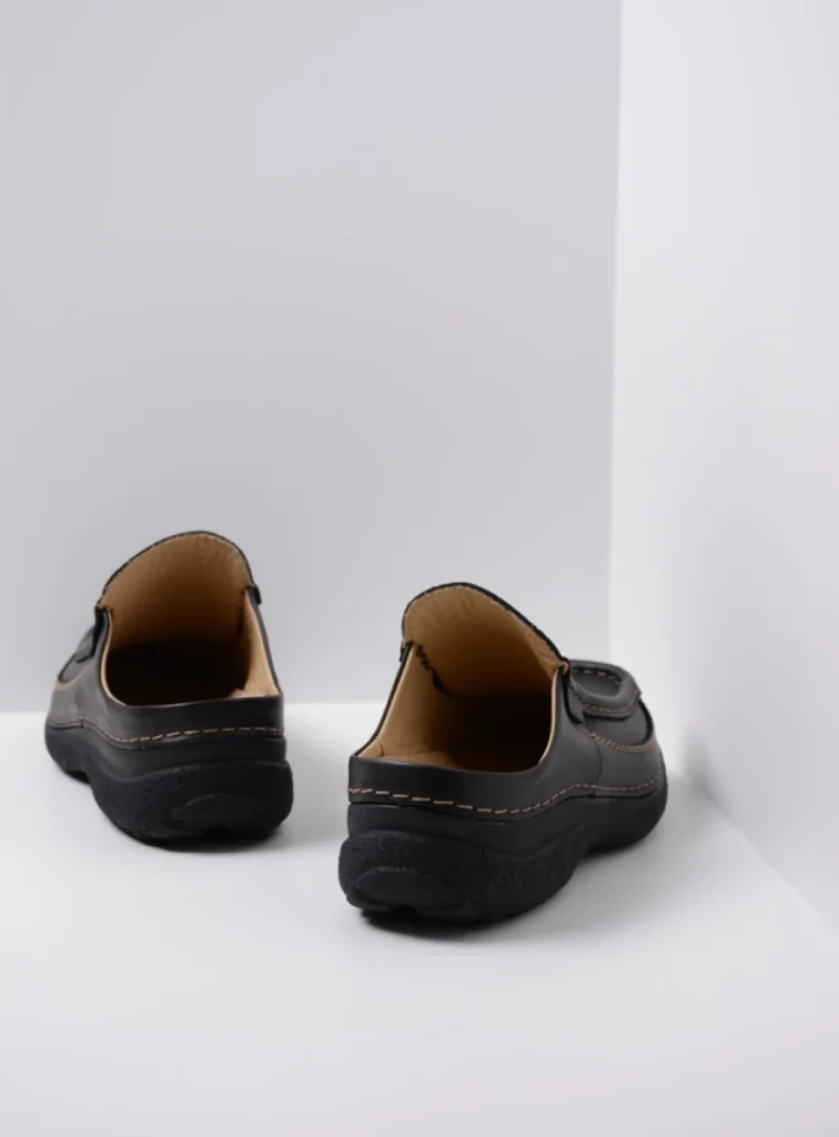 Wolky Comfortable shoes 09210 Roll Slide men 50000 black leather